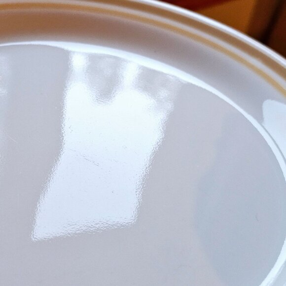 Corelle Almond Appetizer Salad Plates 8" set-4 Corning tan gold retro dishes - Picture 10 of 11